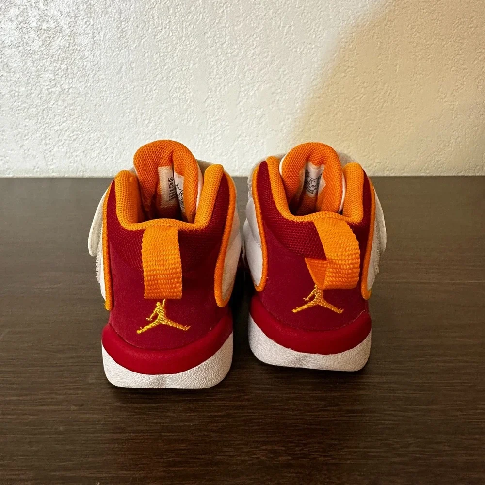 JORDAN PRO STRONG(TD) WHITE/VIVID ORANGE DC7910 168 SIZE 5C